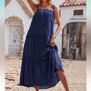 NEW Navy maxi dress